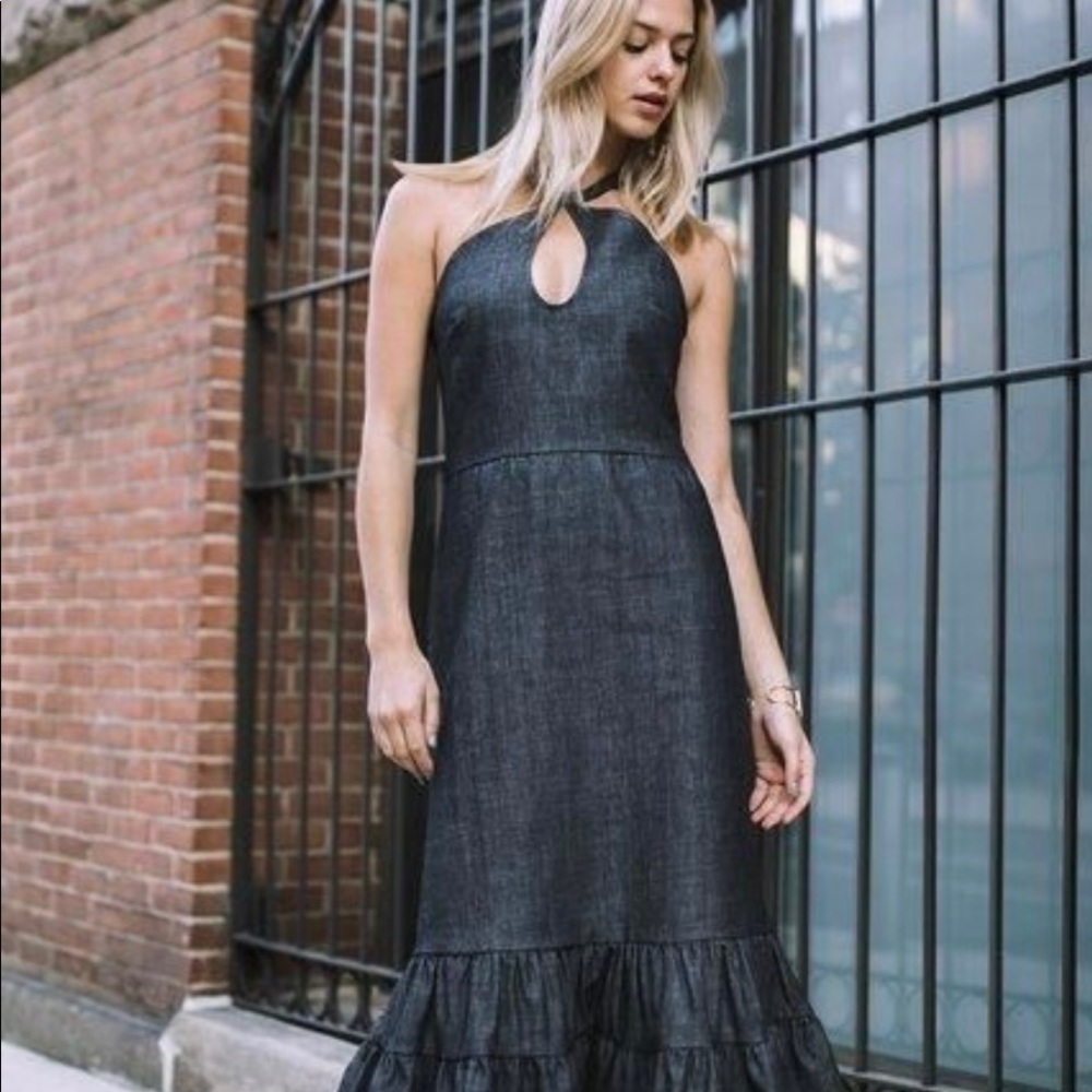 DISCOURSE halter maxi dress “the Harper “ - Picture 2 of 8